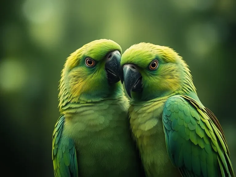 2 Green Parrot Spiritual Meaning: Discovering the Depths of Connection