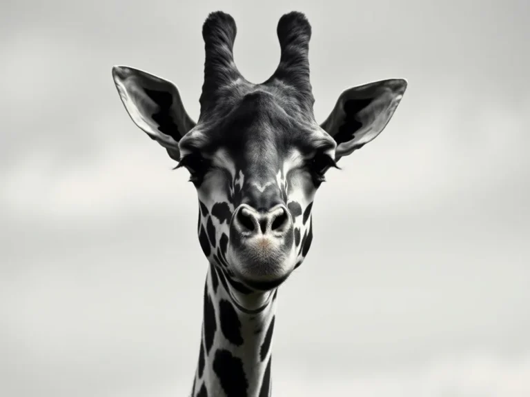 A Black and White Giraffe Spiritual Meaning: Unraveling the Mysteries of Life