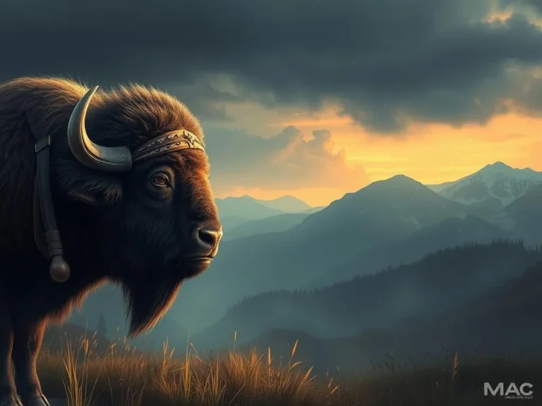 A Buffalo Man Spiritual Meaning: Connecting with Nature’s Wisdom