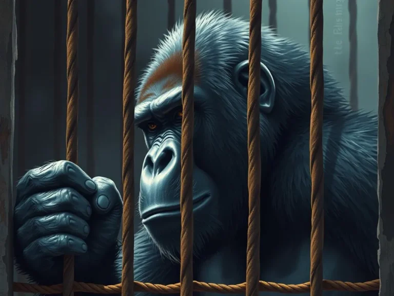 A Caged Gorilla Spiritual Meaning: Unlocking the Secrets of Inner Freedom