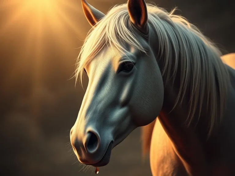 A Crying Horse Spiritual Meaning: Exploring Deep Connections with Nature