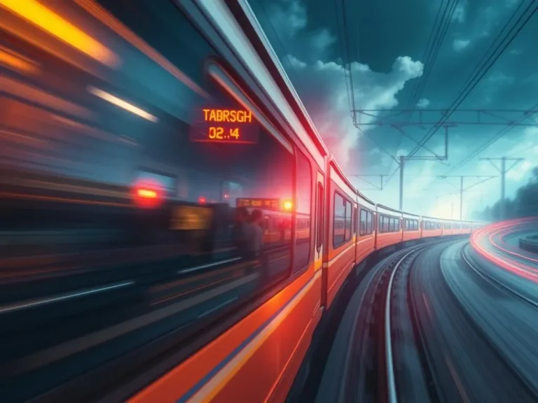 A Fast Moving Train Spiritual Meaning: Unraveling the Mysteries of Life’s Journey