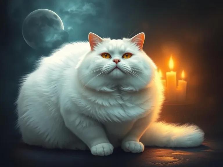 A Fat White Cat Spiritual Meaning: Understanding the Mystical Connection