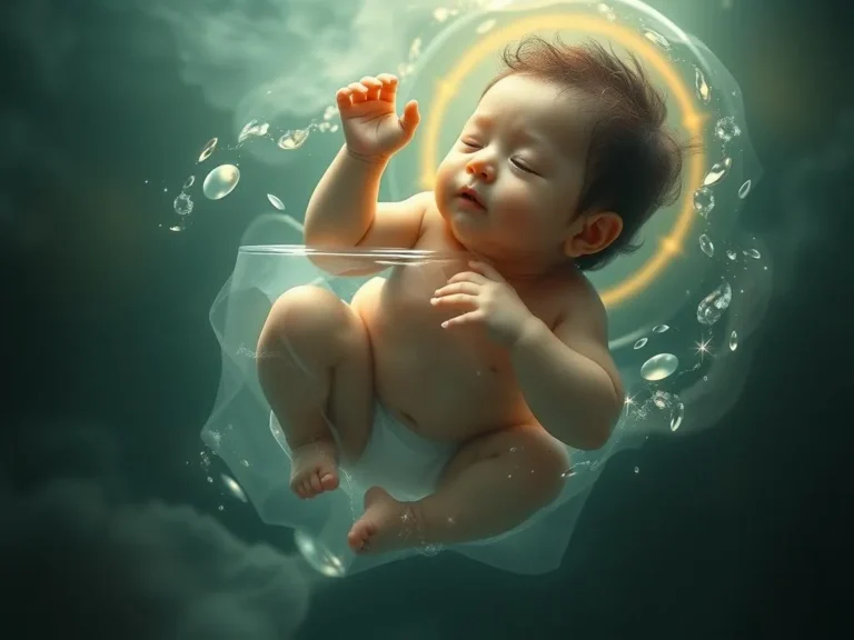 A Floating Baby Spiritual Meaning: Discovering the Depths of Innocence and New Beginnings