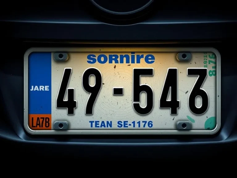 A License Plate Number Spiritual Meaning: Discovering Hidden Messages on Our Roads