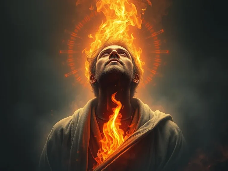 A Man Burning Spiritual Meaning: Unveiling the Mystical Journey of Transformation
