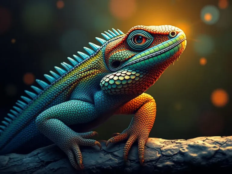 A Multi Coloured Lizard Spiritual Meaning: Unlocking the Vibrant Messages of Nature