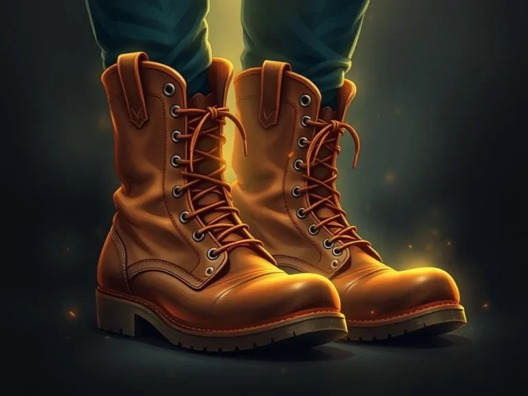 A Pair of Boots Spiritual Meaning: Stepping Into Your Journey