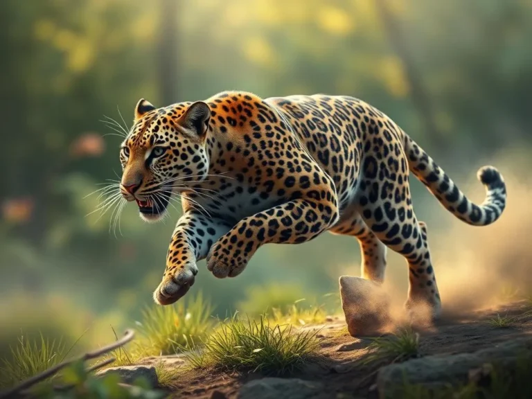A Running Leopard Spiritual Meaning: Discovering Strength and Freedom