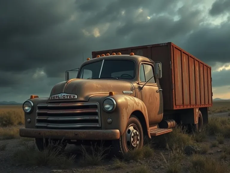 A Rusty Truck Spiritual Meaning: Discovering Wisdom in Wear and Tear
