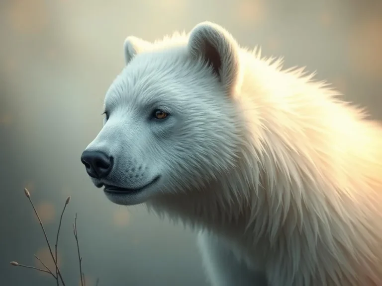 A Small White Bear Spiritual Meaning: Embracing Your Inner Strength and Wisdom