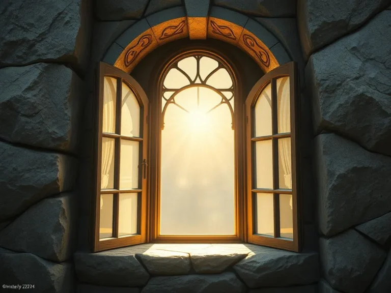 A Window Opening Spiritual Meaning: Embracing New Perspectives