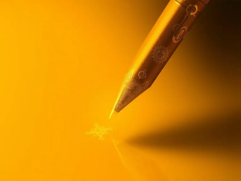 A Yellow Pen Spiritual Meaning: Unveiling the Power of Color and Intention
