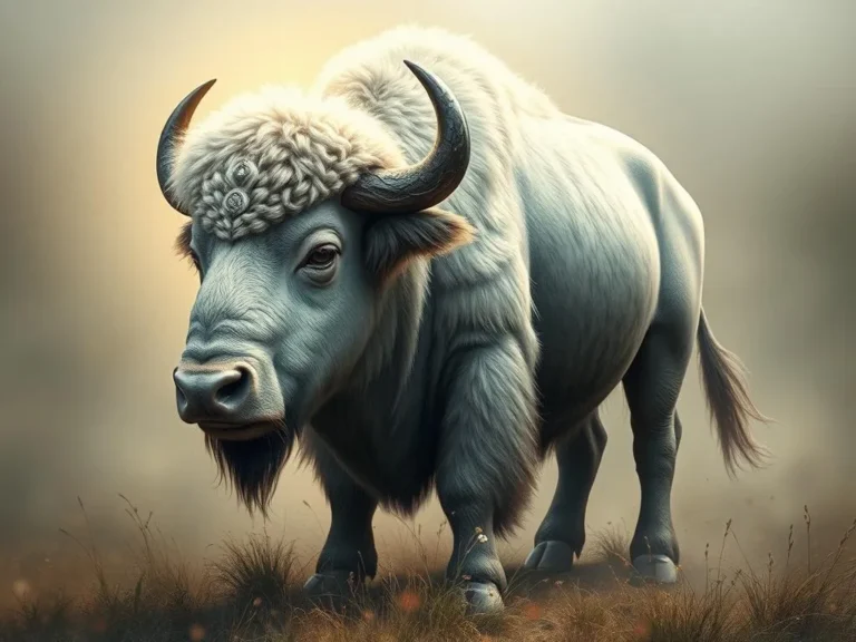 Albino Buffalo Spiritual Meaning: A Journey into Spiritual Connection