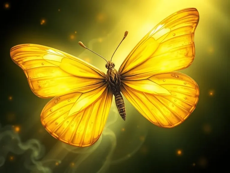 All Yellow Butterfly Spiritual Meaning: Embracing Transformation and Joy