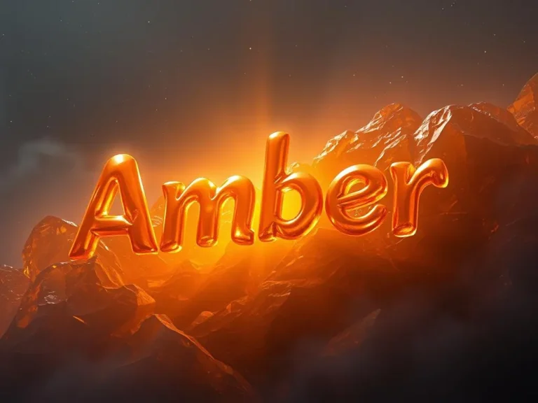 Amber Name Spiritual Meaning: Unveiling the Mysteries of Amber