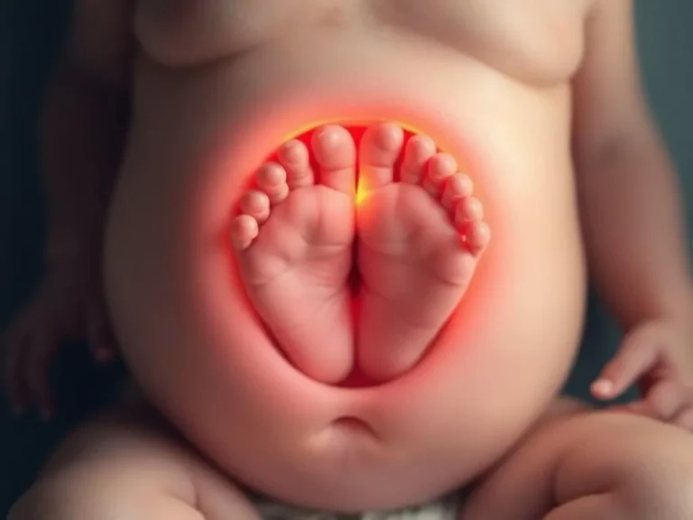 Baby Feet in Stomach Spiritual Meaning: A Journey into Connection and Life