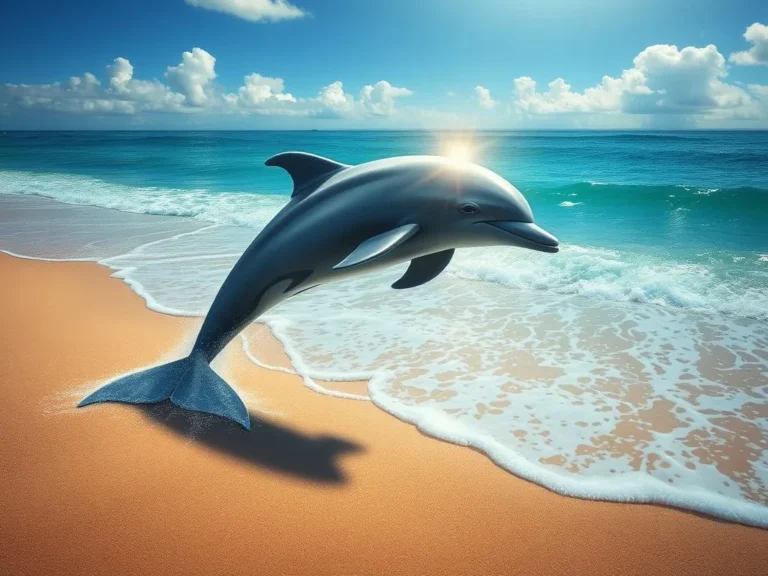 Beached Dolphin Spiritual Meaning: Exploring the Message from the Shore