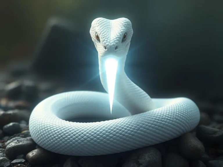 Beautiful White Snake Spiritual Meaning: Unraveling the Mysteries of Transformation and Healing
