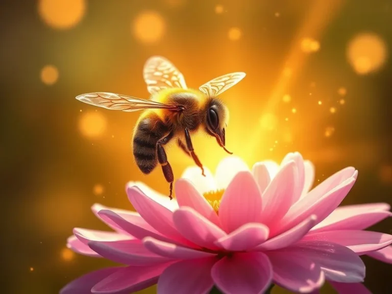 Bee Landing on You Spiritual Meaning: Discovering the Hidden Messages from Nature