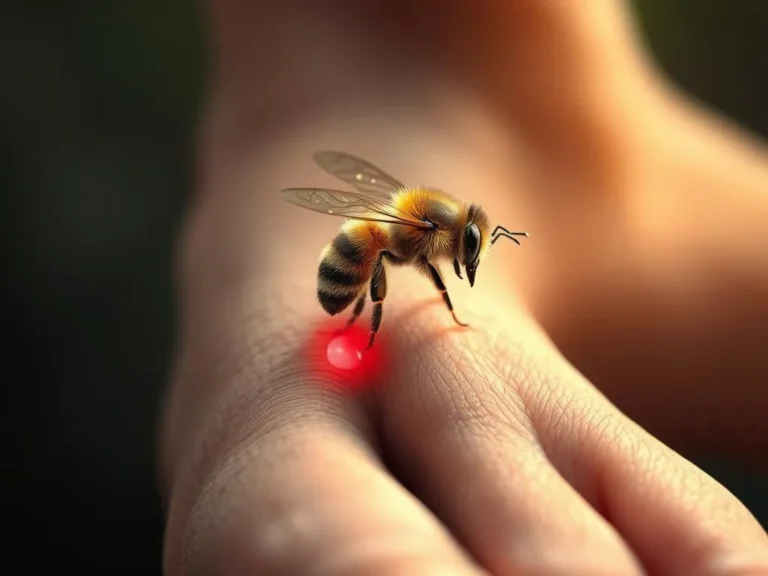 Bee Sting on Foot Spiritual Meaning: Uncovering the Hidden Messages