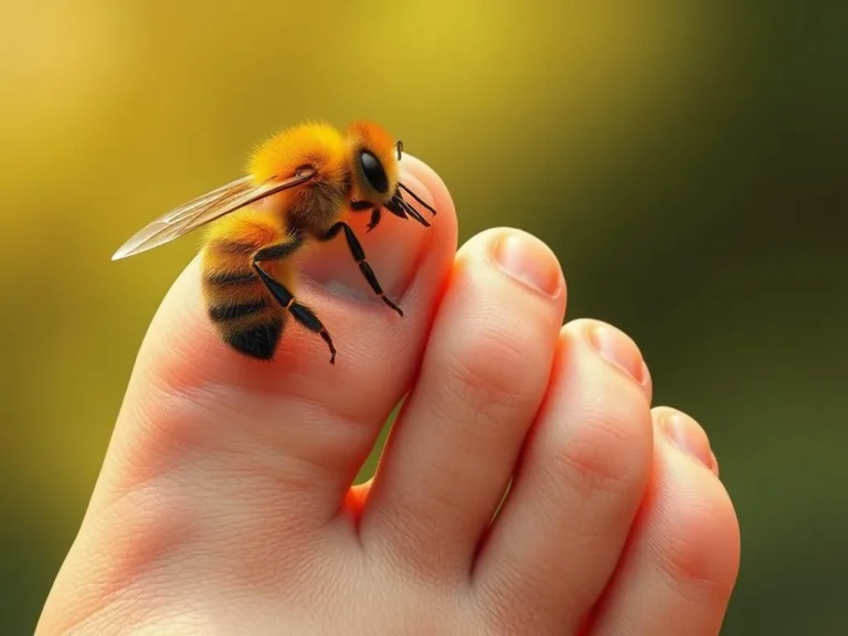Bee Sting Toe Spiritual Meaning: Uncovering the Hidden Messages