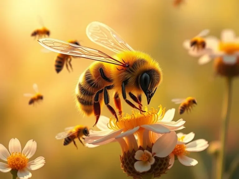 Bees Flying Around Me Spiritual Meaning: A Guide to Their Messages