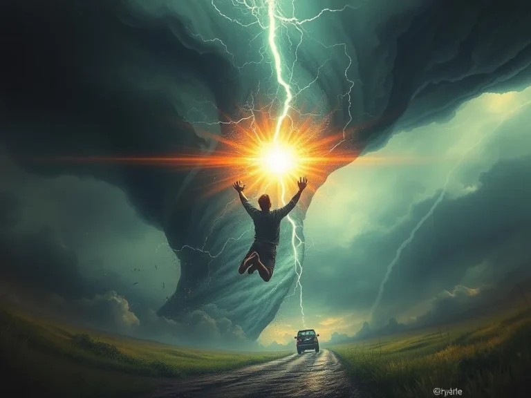 Being Caught in Tornado Spiritual Meaning: Understanding the Whirlwind of Change