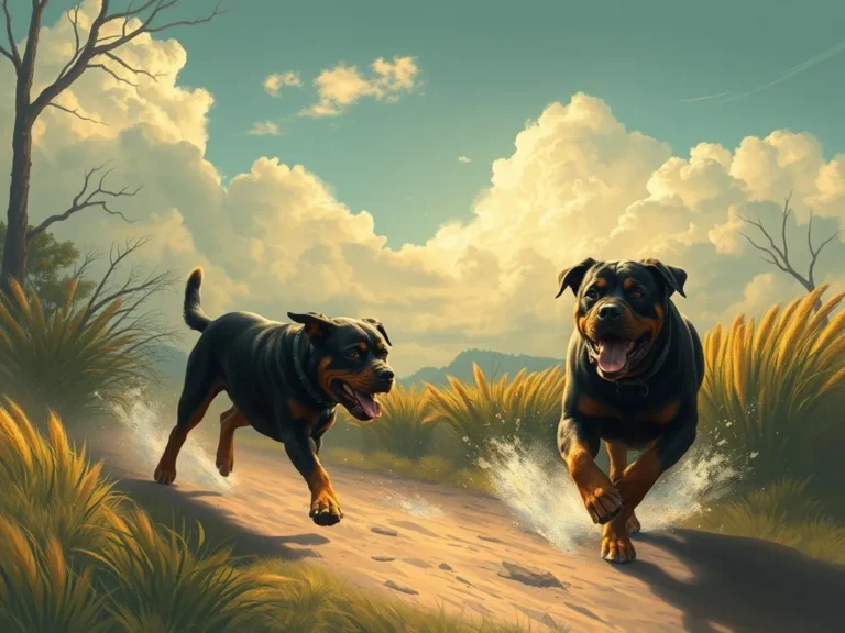 Being Chased by a Rottweiler Spiritual Meaning: Unpacking the Symbolism