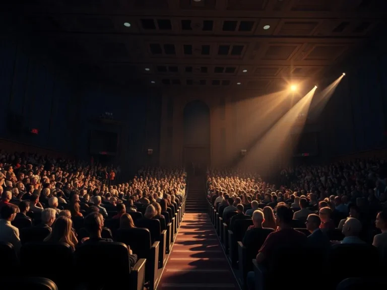 Being in a Auditorium Spiritual Meaning: An Exploration of Connection and Community