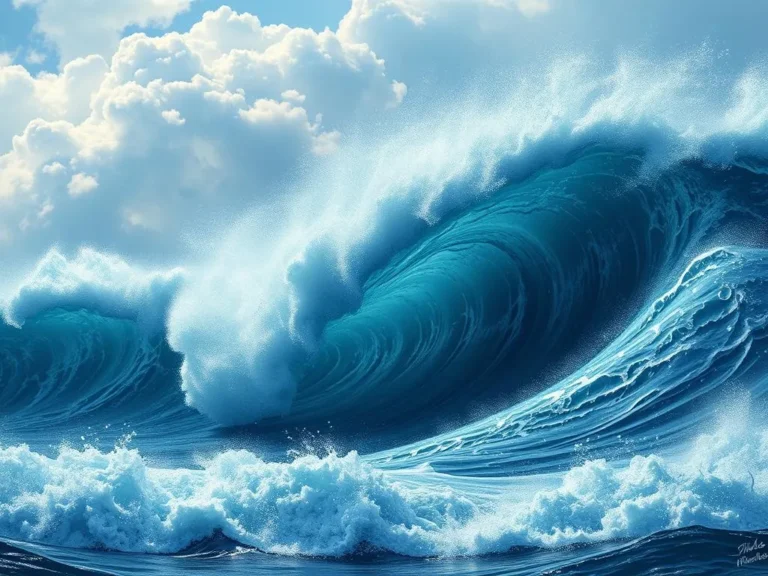 Being in Big Waves Spiritual Meaning: Riding the Tides of Life