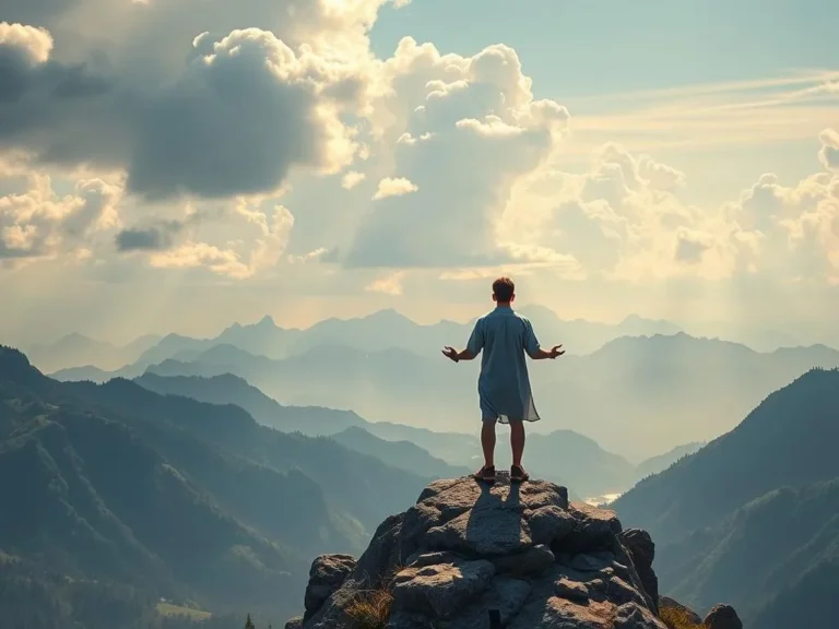Being on a Mountain Top Spiritual Meaning: Discovering Inner Peace and Clarity