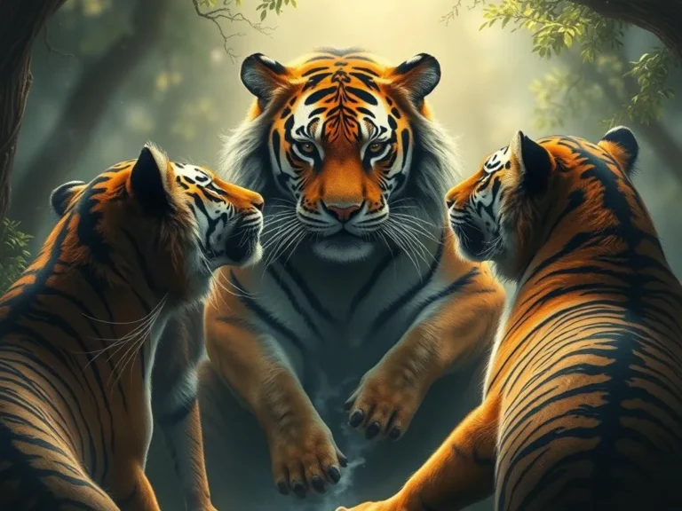 Being Surrounded by Tigers Spiritual Meaning: Unleashing Inner Strength and Courage