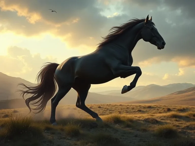 Big Black Horse Spiritual Meaning: Unveiling the Mystical Symbolism