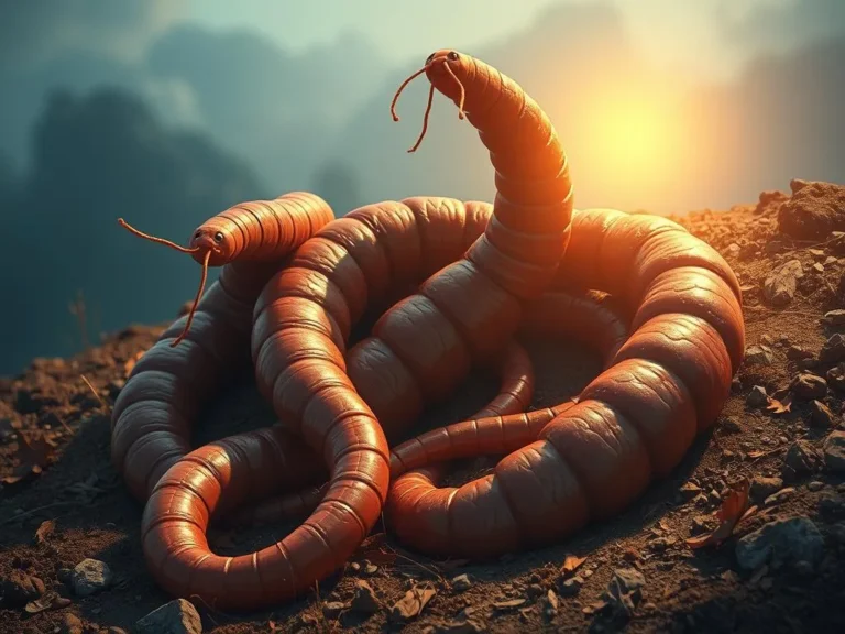 Big Earthworms Spiritual Meaning: Discovering Nature’s Hidden Messages