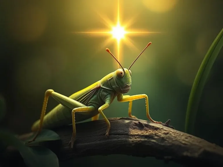 Big Grasshopper Spiritual Meaning: Unleashing the Wisdom of Nature
