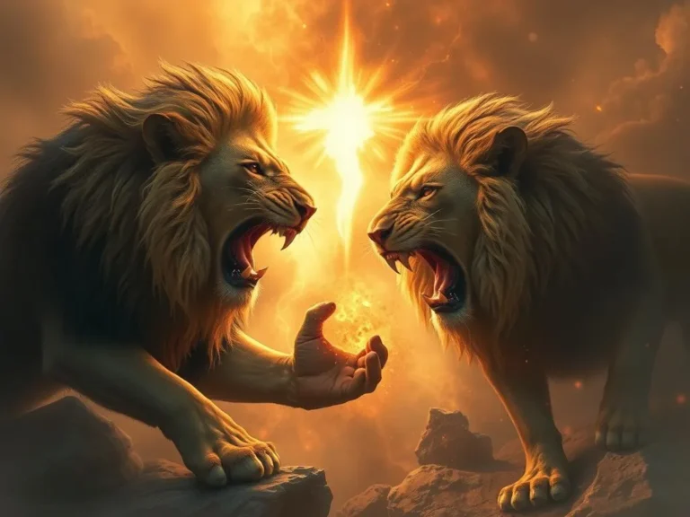 Big Lion Attack Spiritual Meaning: Unleashing Inner Strength and Courage