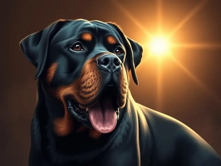 Big Rottweiler Spiritual Meaning: Understanding the Deeper Connection