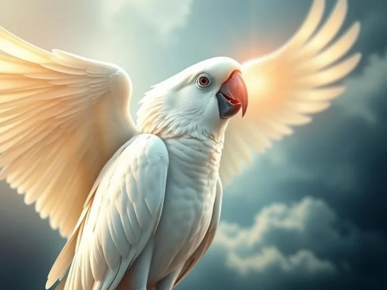 Big White Parrot Spiritual Meaning: Discovering the Wisdom of the Feathers