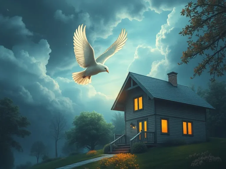 Bird Flying into House Spiritual Meaning: Discovering Messages from the Sky