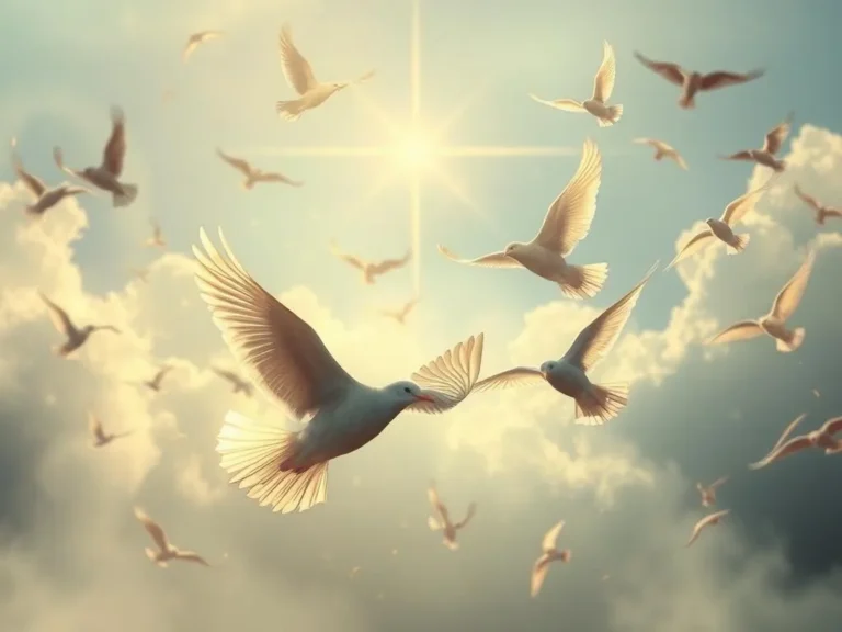 Birds Flying in Front of You Spiritual Meaning: A Journey into the Spiritual Realm