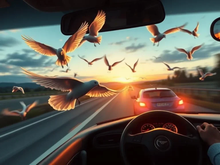 Birds Flying in Front of Your Car While Driving Spiritual Meaning: A Message from the Universe