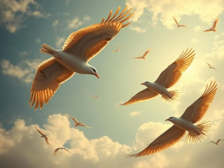 Birds Flying Low Spiritual Meaning: Discovering the Hidden Messages