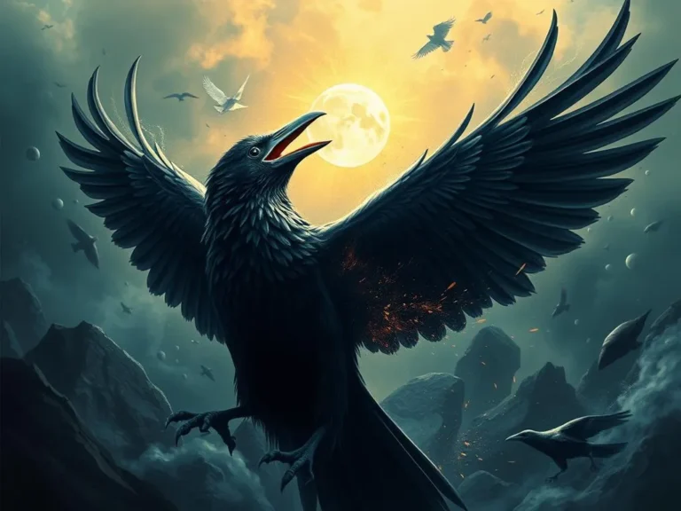 Black Crow Attacking Spiritual Meaning: Unraveling the Mysteries of the Dark Messenger