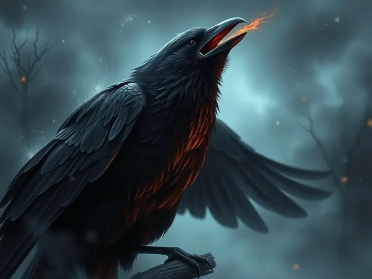 Black Crow Biting Spiritual Meaning: Unlocking the Mystical Mysteries