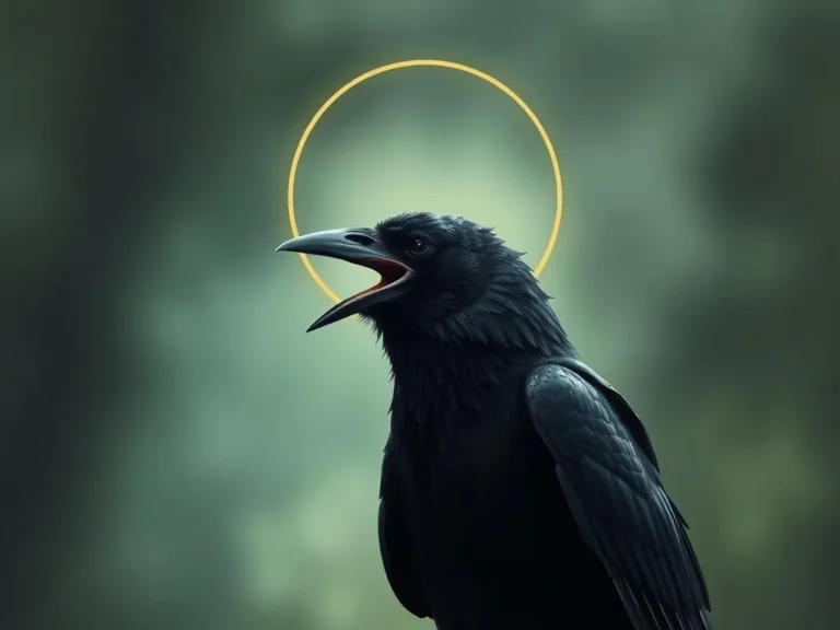 Black Crow Talking Spiritual Meaning: Unlocking the Mysteries of the Divine Messenger