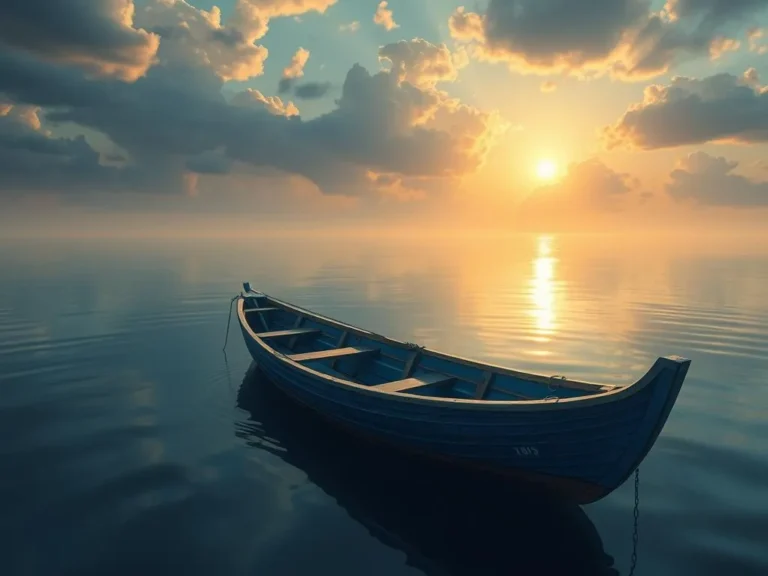 Blue Boat Spiritual Meaning: Navigating Your Inner Journey