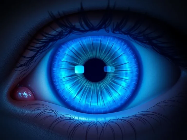 Blue Ring Around Iris Spiritual Meaning: Discovering the Mystical Insights