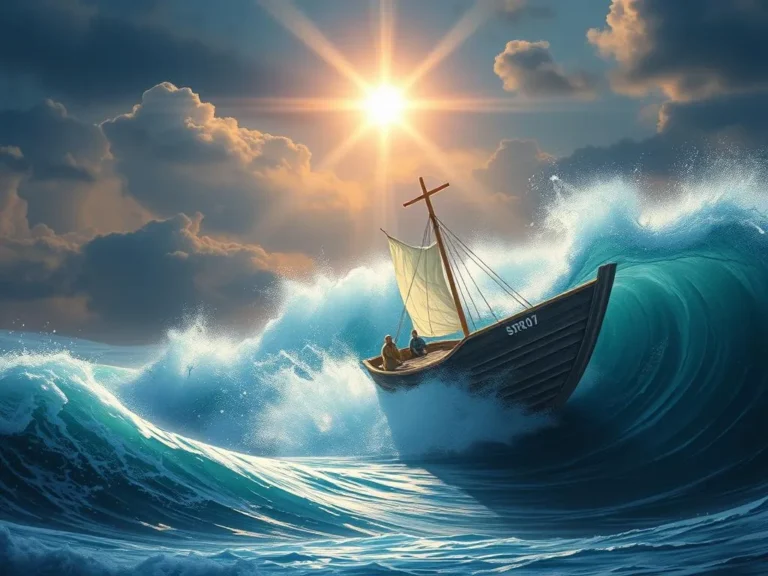 Boat Big Waves Spiritual Meaning: Riding the Tides of Change