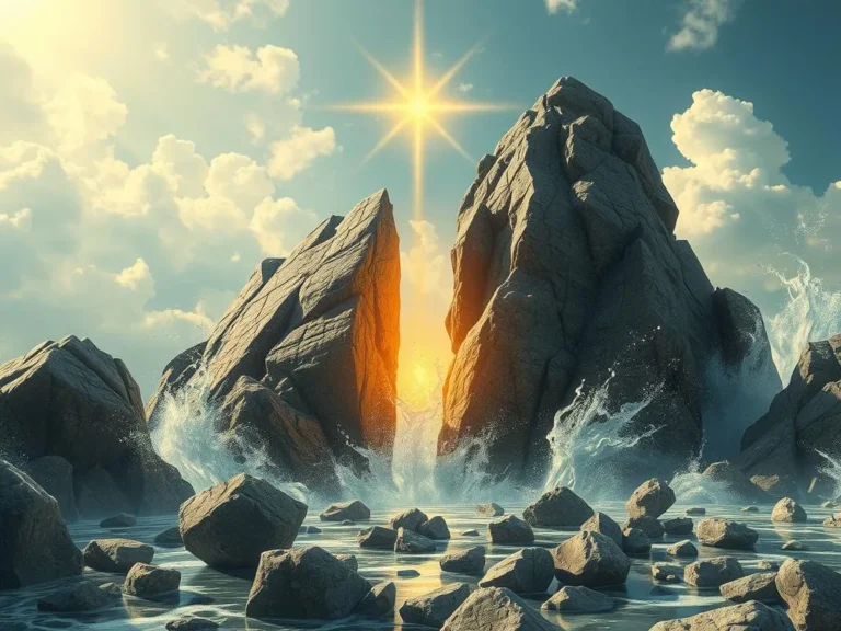 Breaking a Rock Spiritual Meaning: Unveiling Strength and Transformation